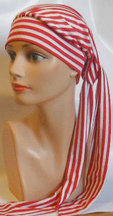 red stripes scarf