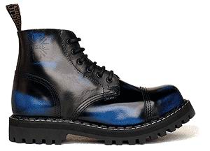 Topánky Steel - 6 - dierkové modrá