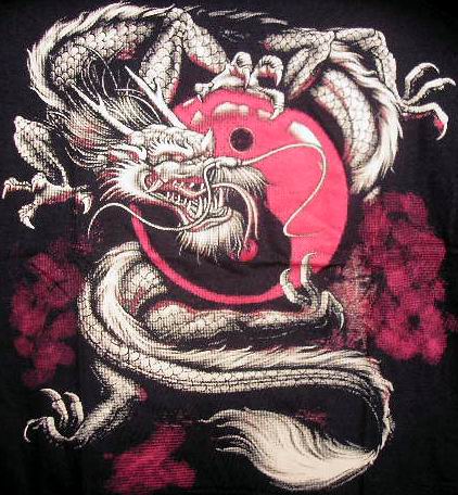 Chinesische Drachen - T-Shirt - Click Image to Close