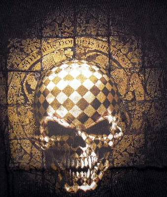 Checkerboard Skull - T-shirt