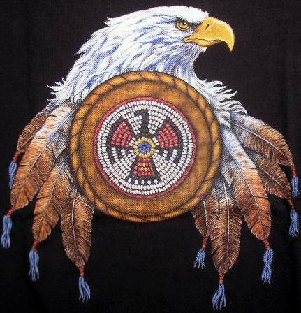 Eagle-pen - indian - T-Shirt