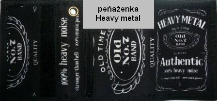 Peňaženka HEAVY METAL AUTHENTIC