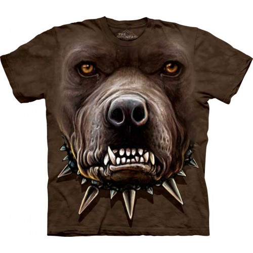 angry pitbull face shirts