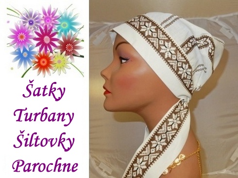 Head scarf with folk motif Danka