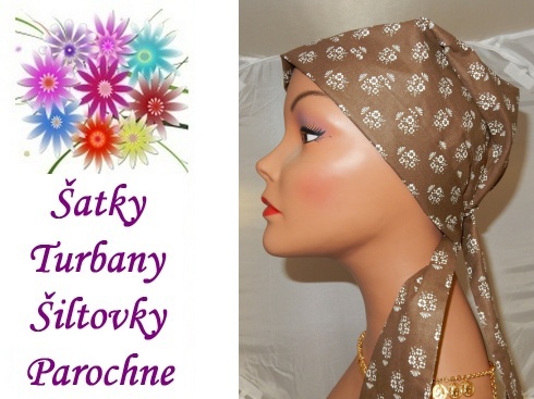 Head scarf with folk motif Kveta