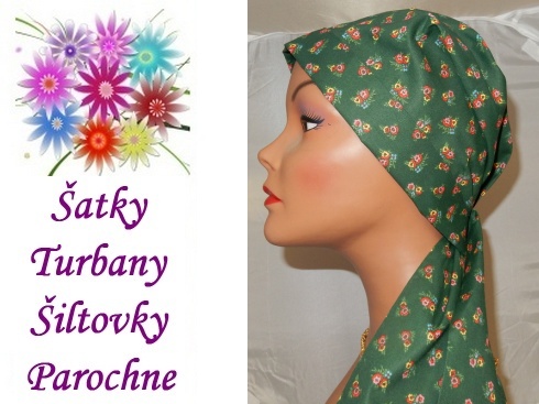 Head scarf with folk motif Zdenka