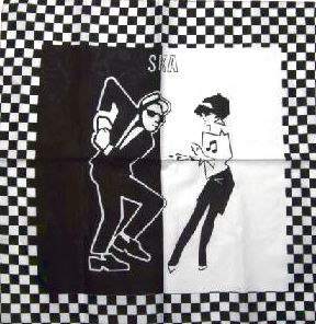 chessboard scarf - ska